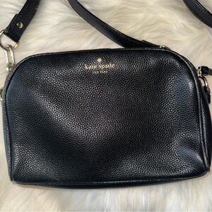 Kate Spade Black Leather Crossbody Bag